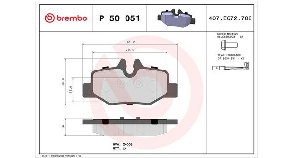 MAGNETI MARELLI Комплект тормозных колодок, дисковый тормоз 363700450051